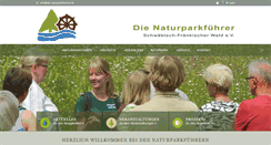 Desktop Screenshot of die-naturparkfuehrer.de