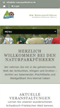 Mobile Screenshot of die-naturparkfuehrer.de